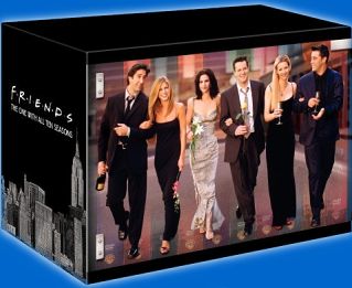 The UK packaging of the Complete Friends Collection